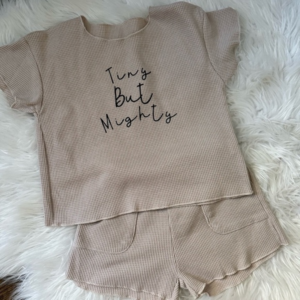 Custom print toddler set